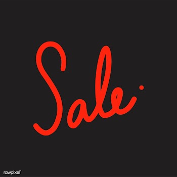 Sale typography vector in red | Free stock vector - 472513
