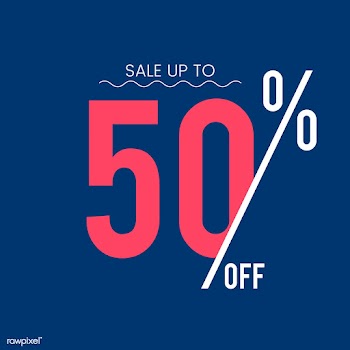 Sale up to 50% off vector | Free stock vector - 512019