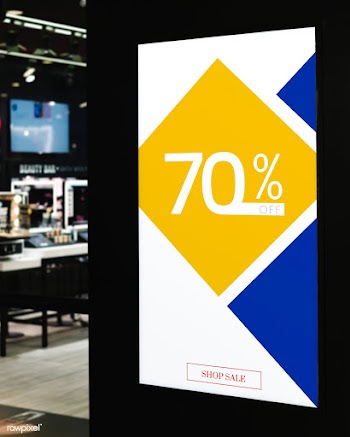 Sale up to 70% off poster mockup | Free stock psd mockup - 534829