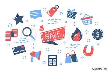 Sale web banner concept