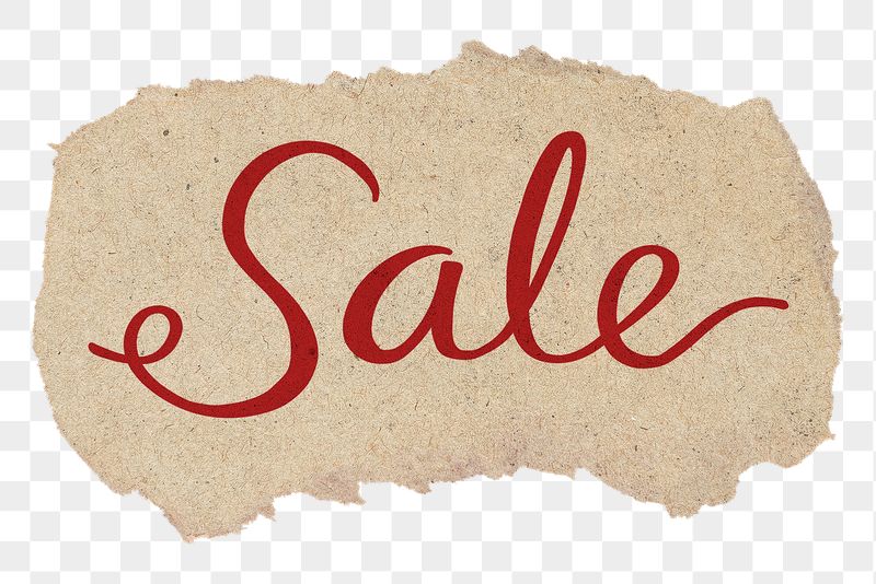 Sale word png, red calligraphy | Free PNG - rawpixel