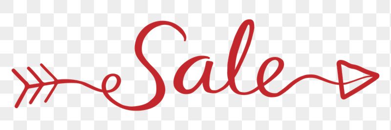 Sale word png sticker, red | Free PNG - rawpixel