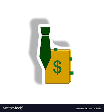 Sales manager sign in paper vector image