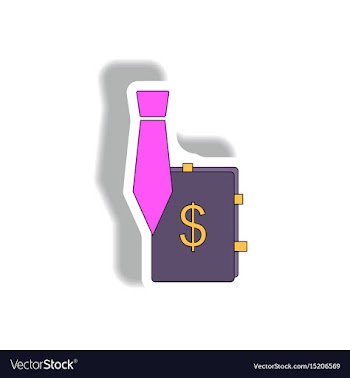 Sales manager sign in paper vector image