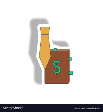 Sales manager sign in paper vector image