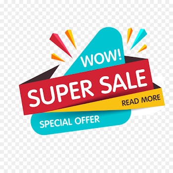 Sales Promotion Web banner - Store tag label 