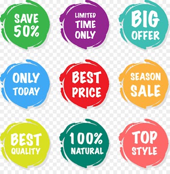 Sales Sticker Price tag - Vector seasonal sale price cards 