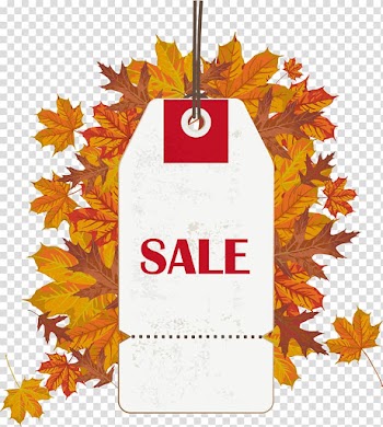 Sales Thanksgiving Illustration, Maple Leaf brand promotion transparent background PNG clipart