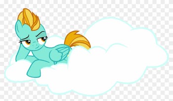 Sallysparkle, Cloud, Lightning Dust, Safe, Simple Background, - Cartoon