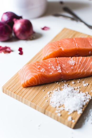 Salmon fillets 