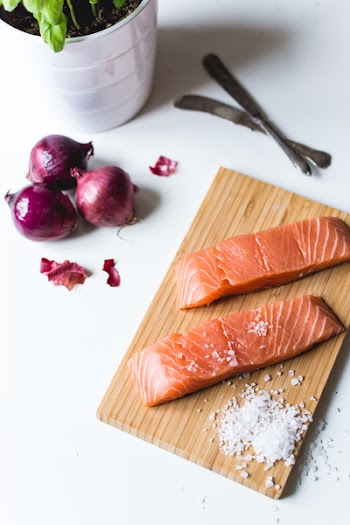 Salmon fillets 