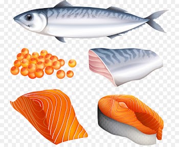 Salmon Royalty-free Fish Clip art - Fish and meat 