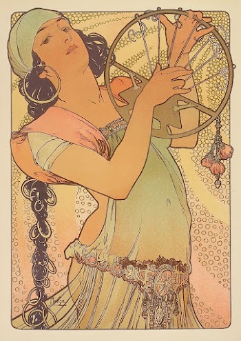 Salom&eacute; (1897) by Alphonse Mucha. | Free Photo Illustration - rawpixel