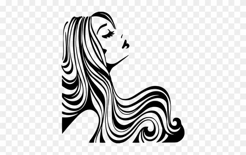 Salon Art, Hair Clipart, Hair Vector, Woman Silhouette, - Clip Art Beauty Salon