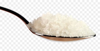 Salt Tablespoon Teaspoon Cup - A spoonful of white coarse salt 