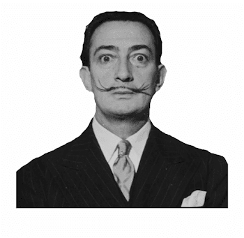 Salvador Dali Png - Salvador Dali I Dont Do Drugs, Transparent Png ...