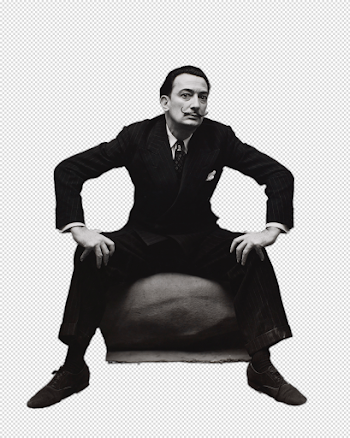 Salvador Dali Posing transparent PNG - StickPNG
