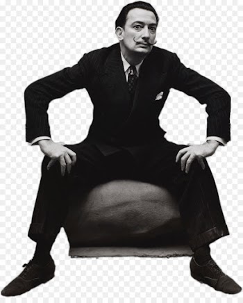 Salvador Dali, Surrealism, Photographer, Sitting, Gentleman PNG