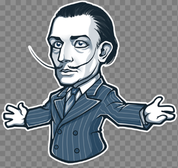 Salvador Dali - Telegram launched a new kind of stickers – a free ...
