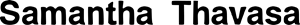 samantha thavasa Logo Vector