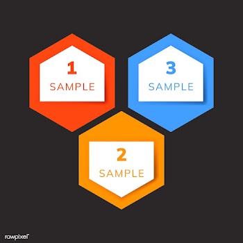 Sample chart business infographic vector | Free stock vector - 495498