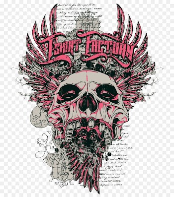 Samsung Galaxy Note II T-shirt Skull Paper Printing - Halloween 