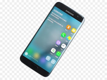 Samsung GALAXY S7 Edge Samsung Galaxy S6 Samsung Galaxy S5 - Black mobile phone Samsung S7 transparent material 