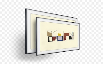 Samsung The Frame Ls003, Samsung Group, Television, Picture Frame, Wall PNG