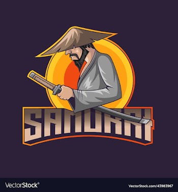 samurai mascot logo