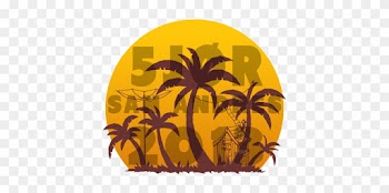 San Andres Island 5j0r - Palm Trees Clip Art