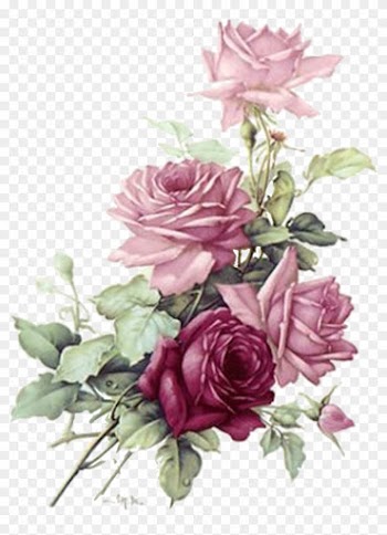 San Do Pink Rose Bouquet Flower Select A Size Ceramic - Pink Rose Vintage Png
