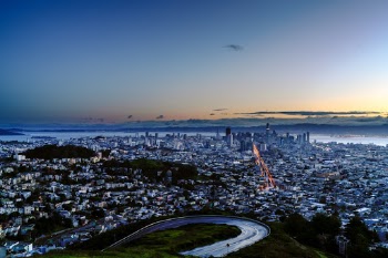 San Francisco before sunrise