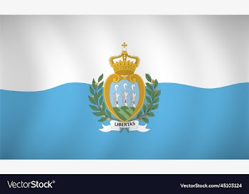 san marino flag background