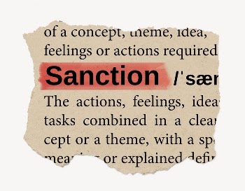 Sanction ripped dictionary, editable word | Free PSD - rawpixel