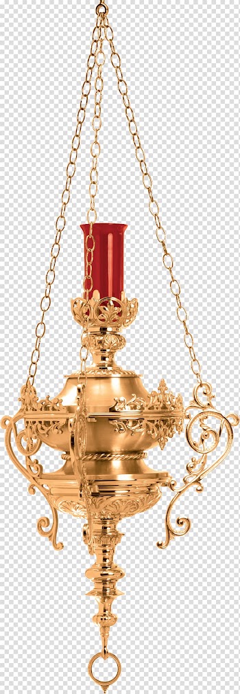 Sanctuary lamp Light fixture Lighting Candle, hanging lamp transparent background PNG clipart