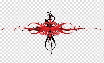 Sanctuary Logo, red and black abstract illustration transparent background PNG clipart