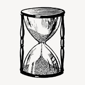 Sand hourglass clipart, vintage illustration | Free Vector - rawpixel