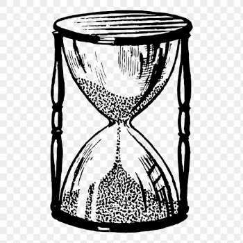 Sand hourglass drawing png sticker | Free PNG - rawpixel
