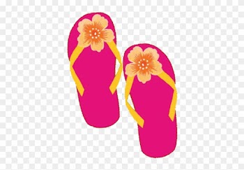 Sandal Clipart Luau - Luau