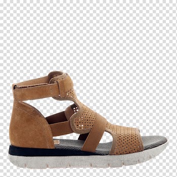 Sandal Suede Shoe Brown Autumn, Leaf Flat transparent background PNG clipart