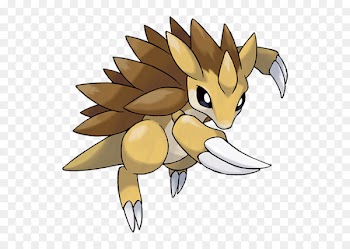 Sandslash Sandshrew Alola Ground - ivysaur watercolor 