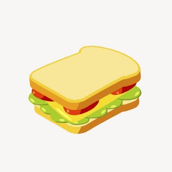 Sandwich clipart, food illustration psd. | Free PSD - rawpixel