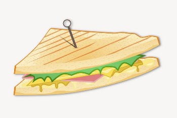 Sandwich, food clipart, illustration vector. | Free Vector - rawpixel