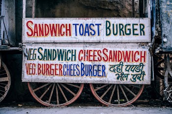 Sandwich Toast Burger Cart