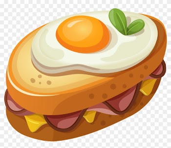 Sandwich With Egg Clipart Vector Picture - Food Png Clipart