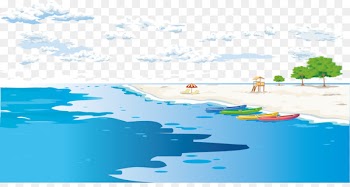Sandy Beach Illustration - Vector Beach 