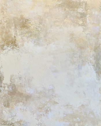 Sandy Beige Contemporary Abstract Art