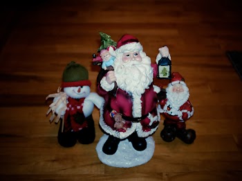          Santa & Snowman Character Free Photo     