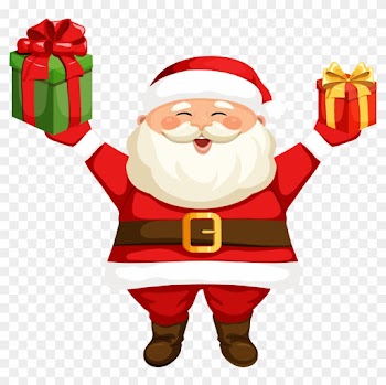 Santa's Bag Filled With Goodies - Santa Claus Gif Png