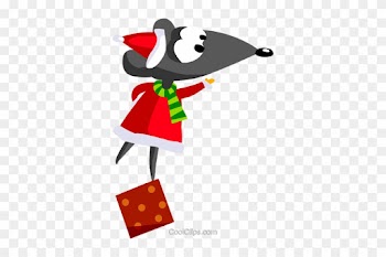 Santa's Helper Standing On A Present Royalty Free Vector - Christmas Borders And Frames